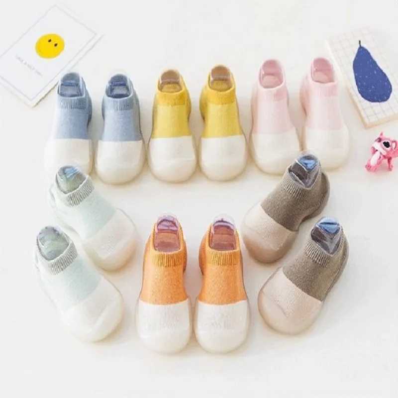 Baby Girl Socks Shoes Baby Cute Childrens Shoes Soft Sole Childrens Floor Socks Preschool First Step Walker M240827