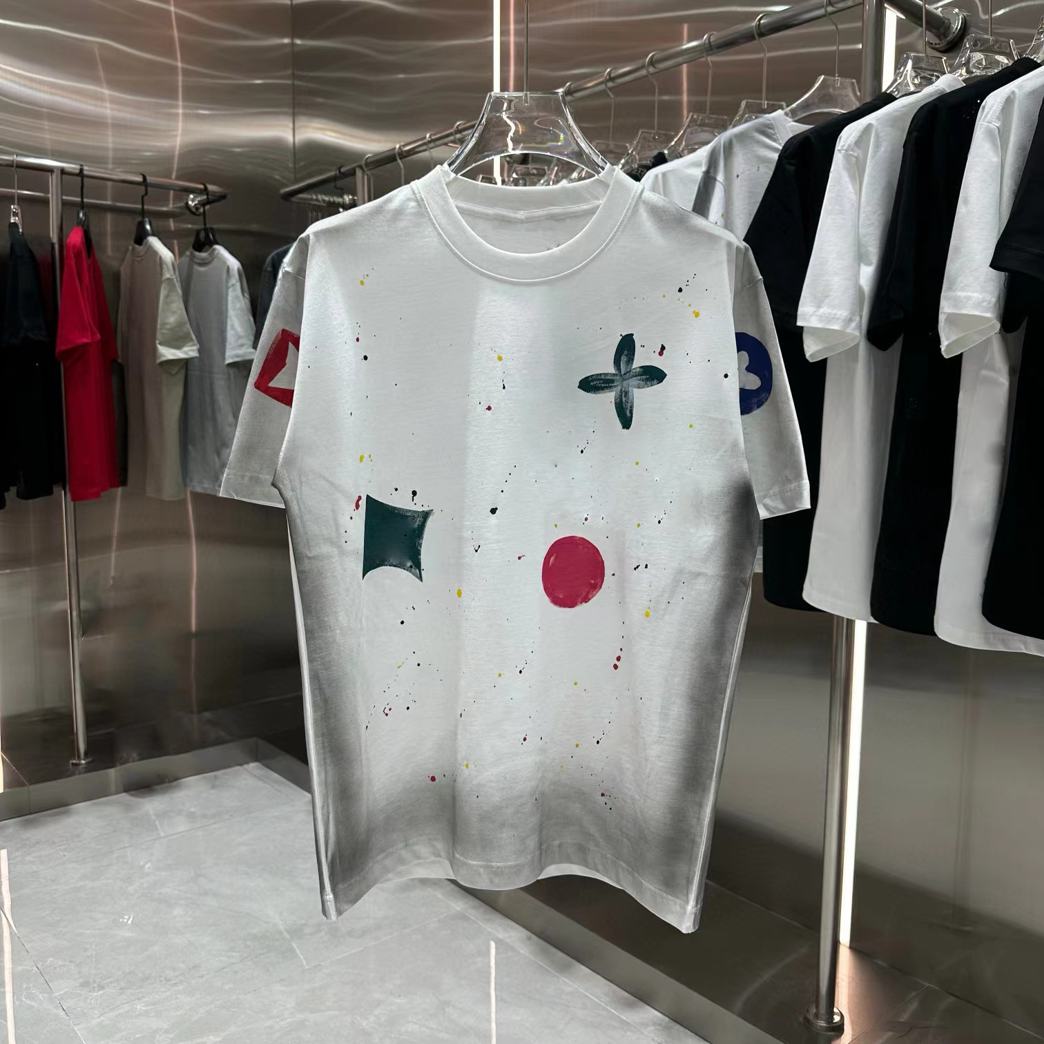 Summer Mens Designer T Shirt Designer Men Tees With Letter Pattern Print Short Sleeve Shirts Fashion Streetwear Loose Casual T Shirts