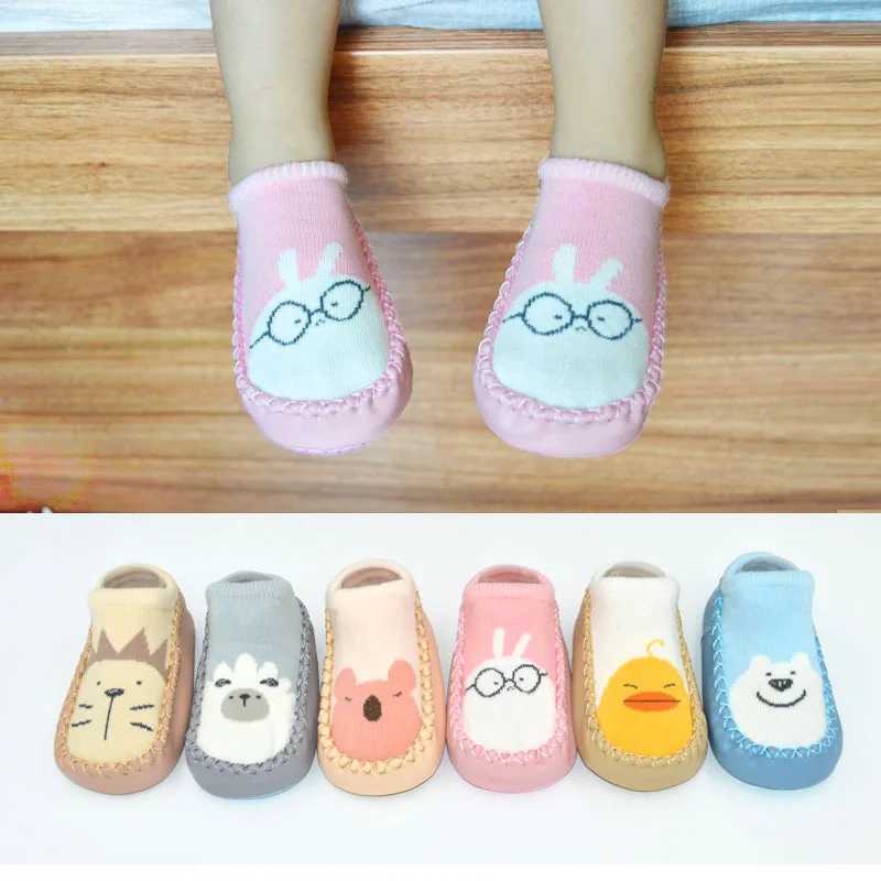 Baby and toddler shoes floor anti slip socks childrens girls and boys first step walking elastic knitted sports shoes (0-24 months) M240827
