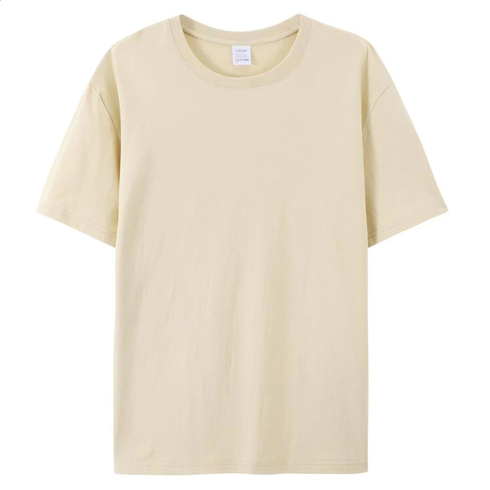 100% pure cotton round neck Tshirt unisex summer wholesale bulk blank black mens Playeras De Algodon 240827