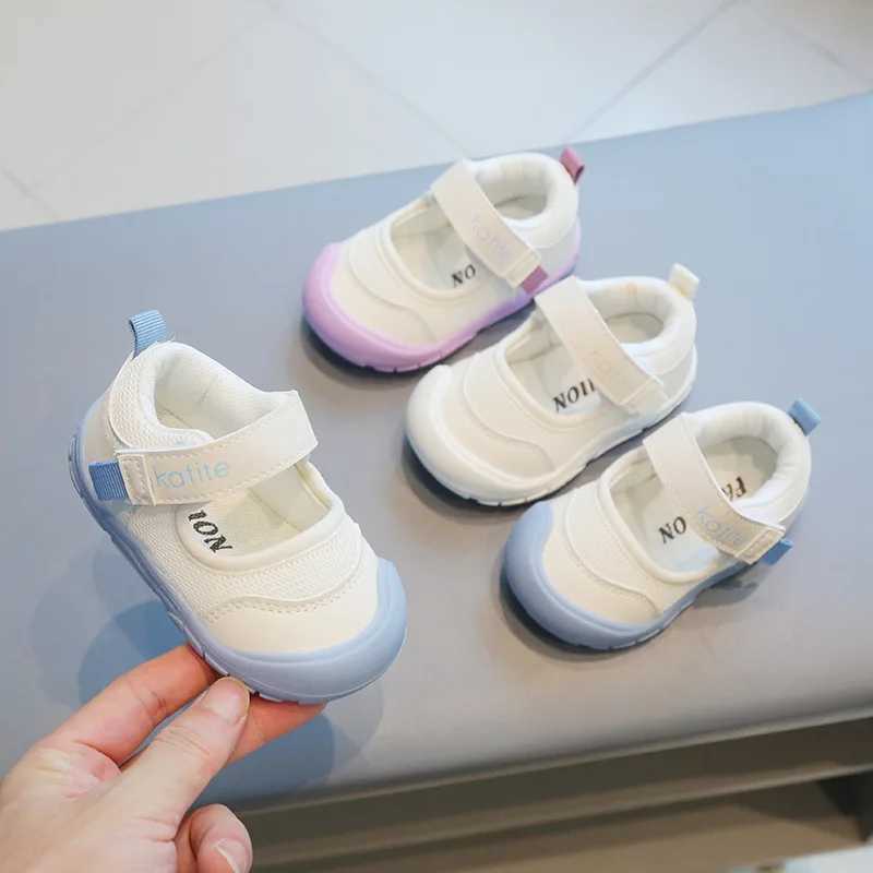 Skin friendly and comfortable baby mesh shoes breathable childrens shoes new soft soled casual shoes for girls M240827