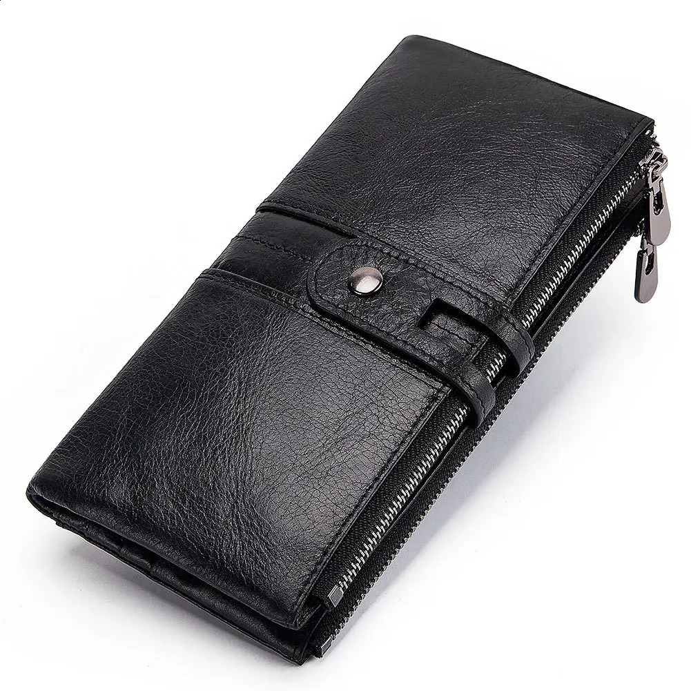 fashion womens wallet 100% genuine leather long Rfid Walet red coin card holder Portomonee handbag dh2931047