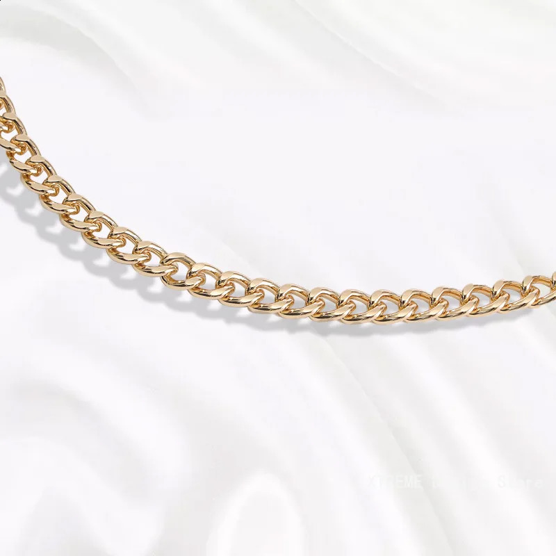Golden Bag Chain Accessories Metal Chains Underarm Crossbody Shoulder Belt Replacement Bags Strap For Womens 240826