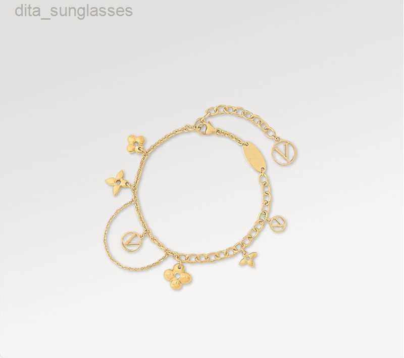 womens jewlery small flower bracelet designer letter 18k gold plated charm bracelets luxury fashion elegant mens jewelry woman girl daily party