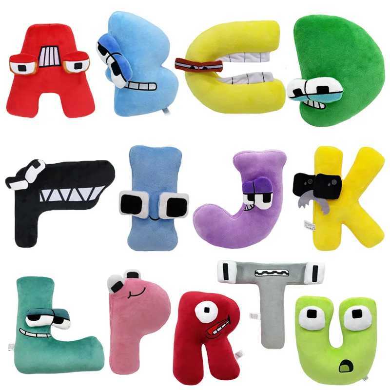 Alphabet Lore plush toys A-Z English letter stuffed animals plush toys childrens education Christmas gifts W240827