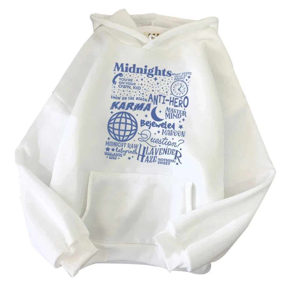 Taylor Midnights Hoodie Taylor Hoodie Music Album Sweatshirt Music Lovers Gift Unisex Swift Pullover Tops Streetwear W240827