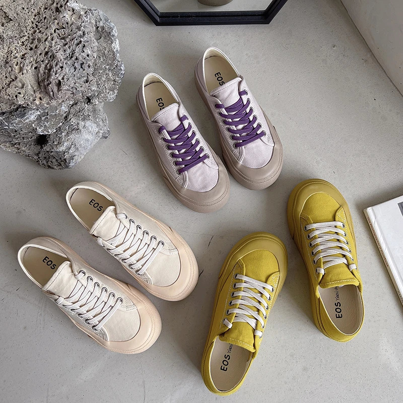 Candy Color sports canvas womens casual shoes 240827