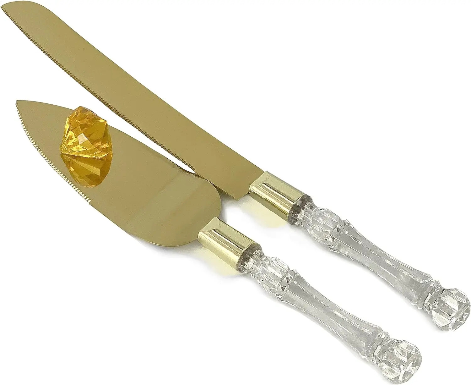 Wedding cake knife and server set service is perfect for weddings birthdays parties 240826