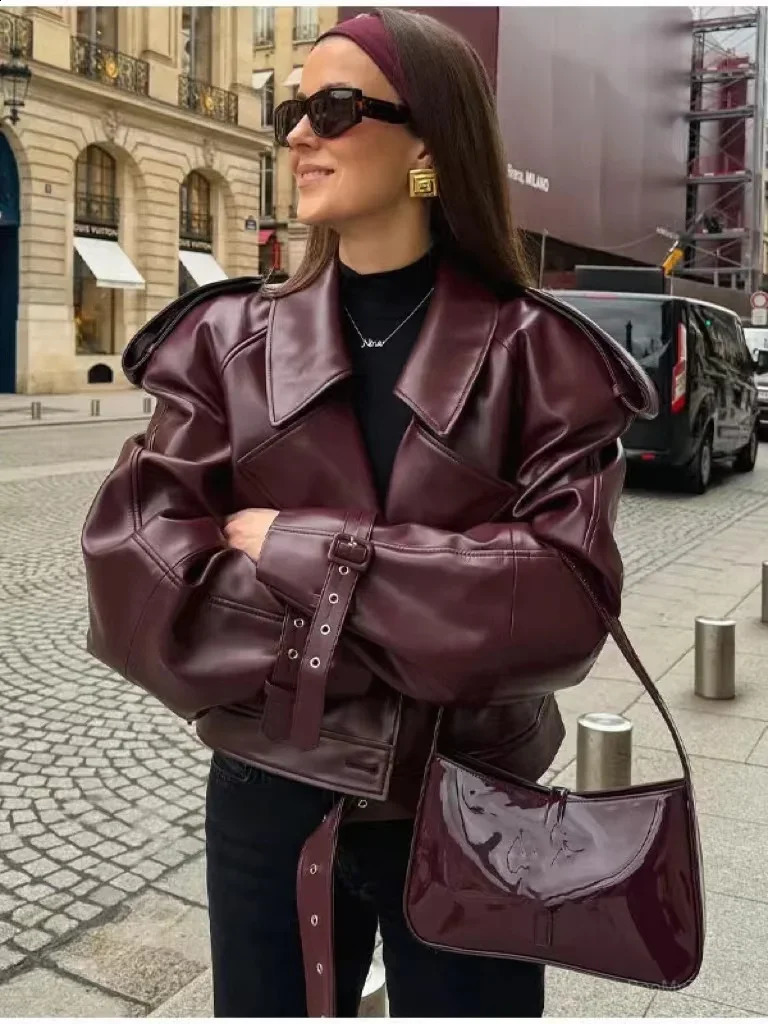 Winter Elegant Retro Collar Long Sleeve Jacket Fashion Belt Ultra Thin Cut Coat Spring Womens Street Party 240826