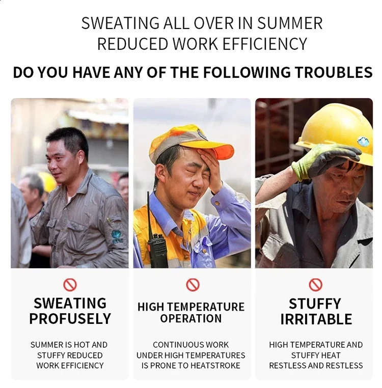 ly upgraded ice vest mens fan jacket USB air conditioning clothing high temperature summer camp fishing cycling sleeveless 240827