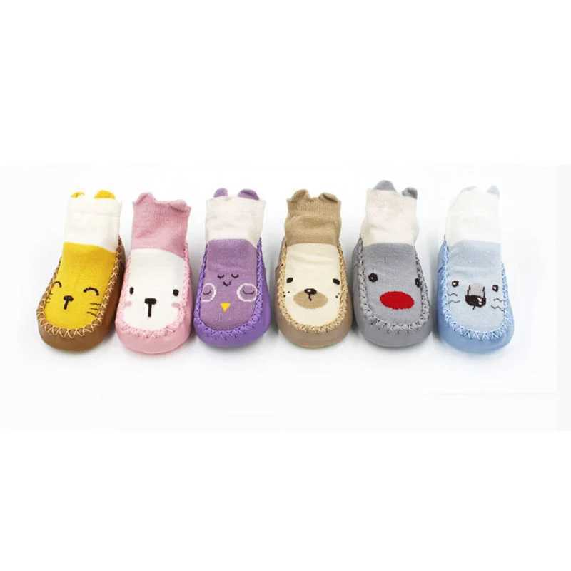 Preschool baby girl boy shoes first walker baby cartoon newborn baby girl boy anti slip socks anti slip shoes boots M240827