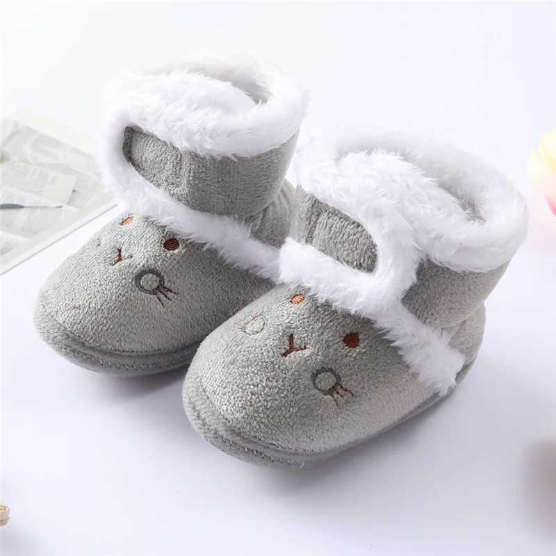 Winter newborn baby girl boy shoes first walker thick baby shoes cute toddler baby shoes M240827