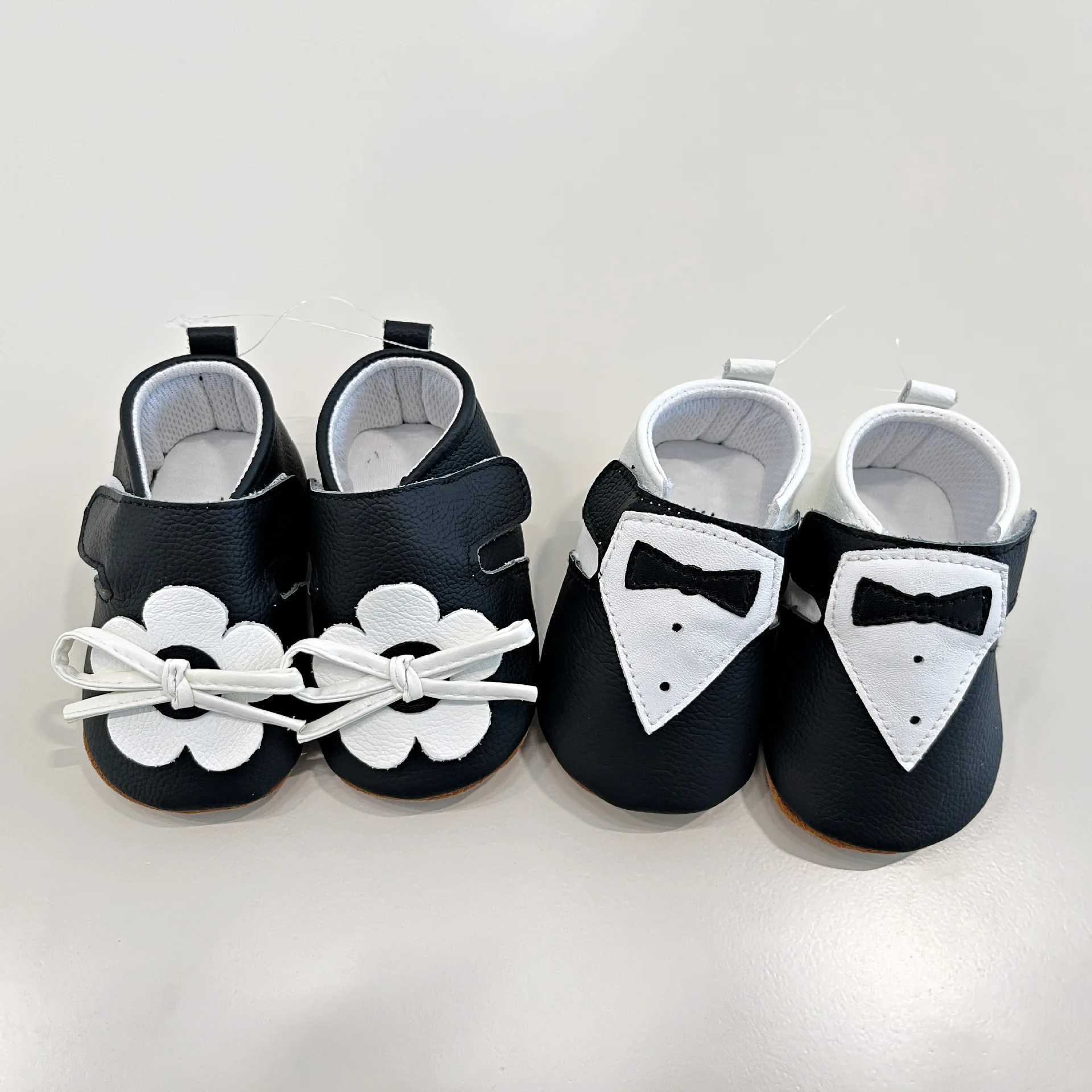 Baby crib shoes for girls boys toddlers casual leather shoes for newborns animals barefoot shoes for the first step of Sapato Loafers project M240827