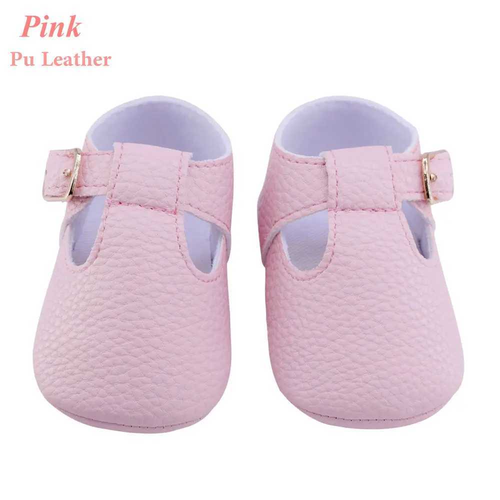 Baby shoes with gold buckle PU leather for boys and girls soft sole for toddlers anti slip first step for baby Moccasins M240827