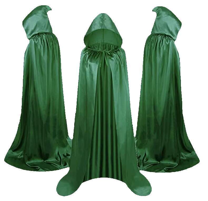 Halloween costumes adults and children cloaks for witches death capes dance performances stage costumes COS wizard black robes cape coat