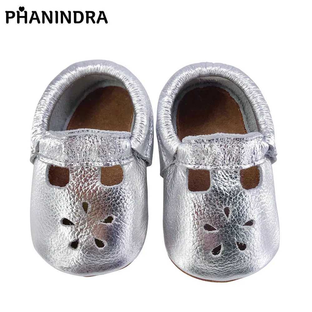 New silver tassel baby moccassins genuine leather baby shoes the first step for fashionable rose gold shoes M240827