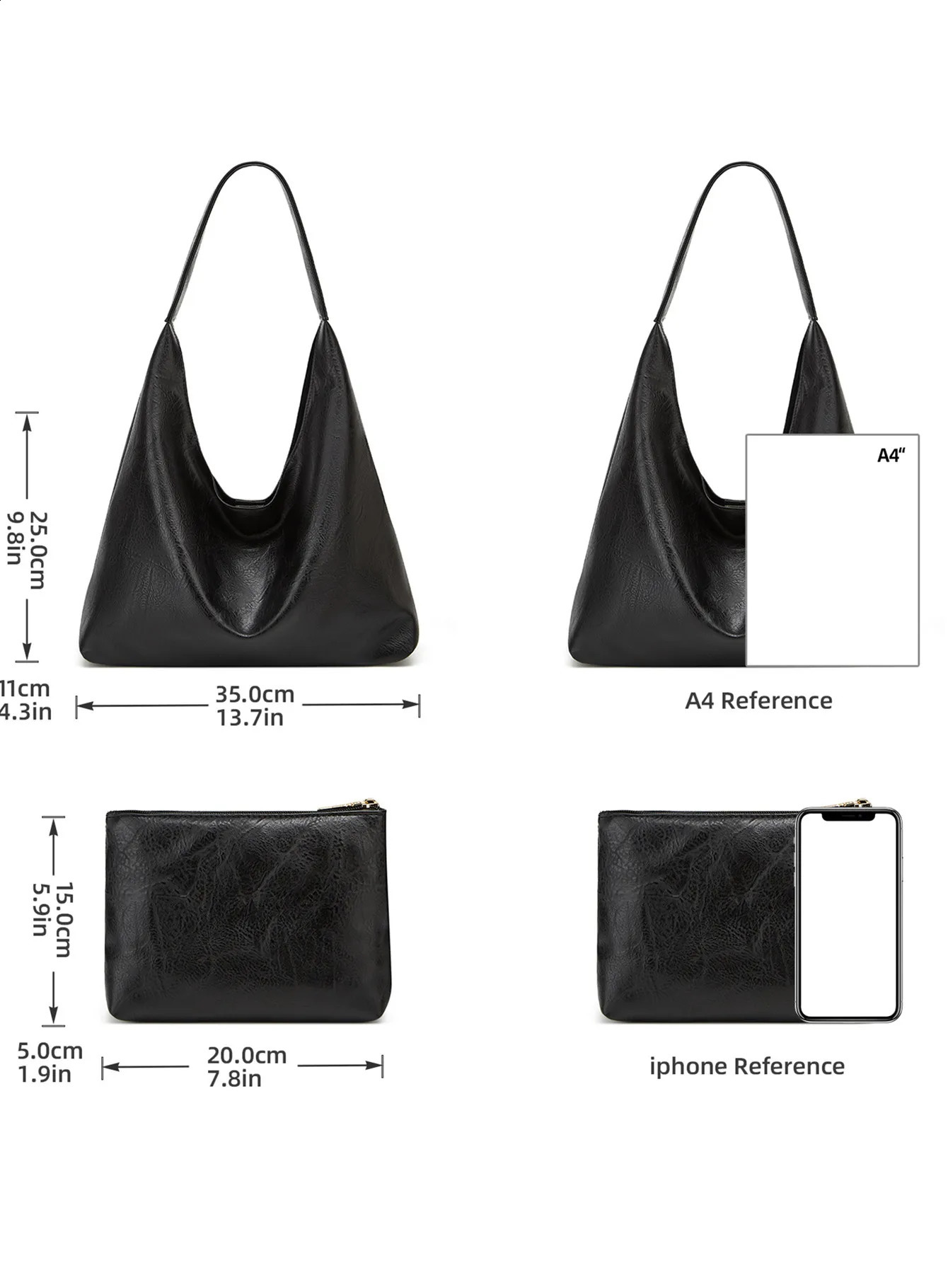 Handbag 100 Handheld Single Shoulder Bag Retro Simple Large 250401
