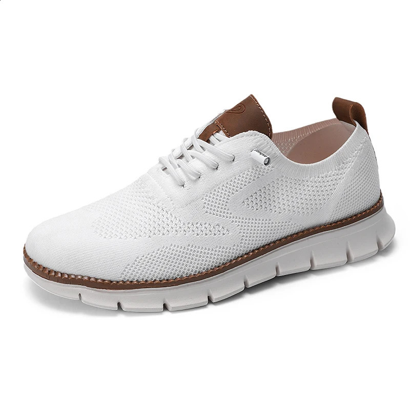 Plus Size 50 51 52 53 54 Mens Mesh Shoes Summer Leather Free Casual Shoes Lightweight Breathable Feet 240827