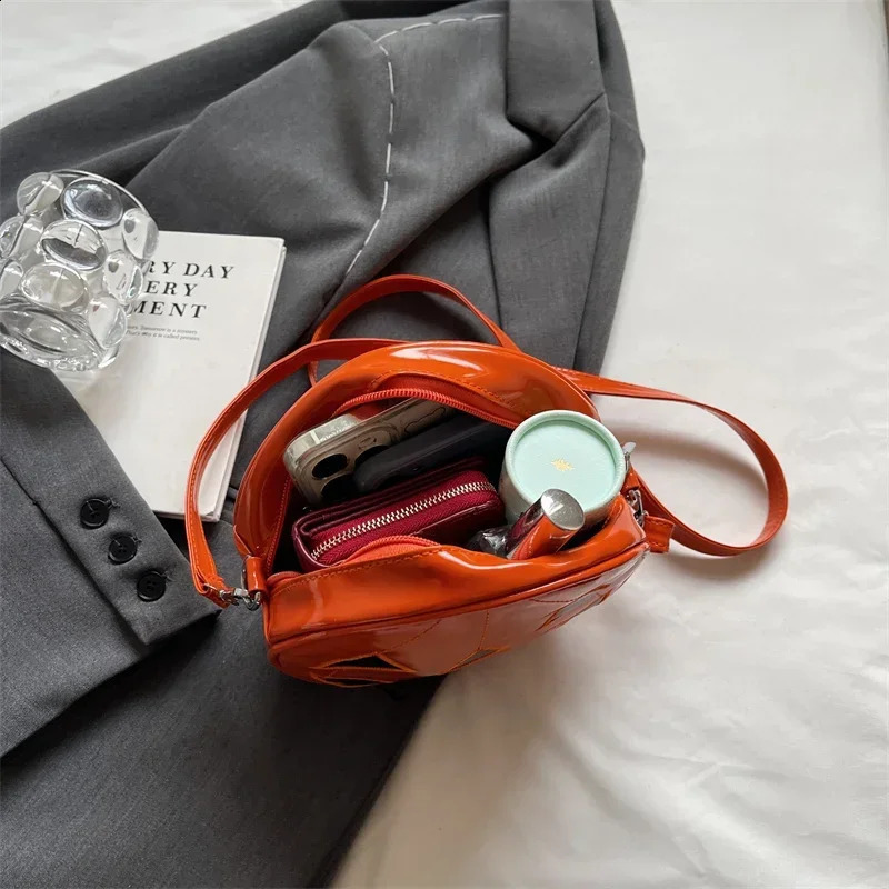 Halloween Crossbody Female Strap Bag Pumpkin Head Gothic Shoulder Party Night Clutch Weird Handbag Festa 240827