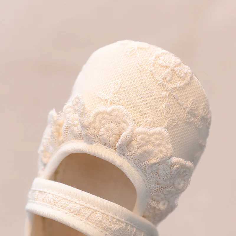 Zapatos Bebe Ni a baby shoes spring new baby lace princess shoes soft soled baby walking shoes for girls and boys M240827