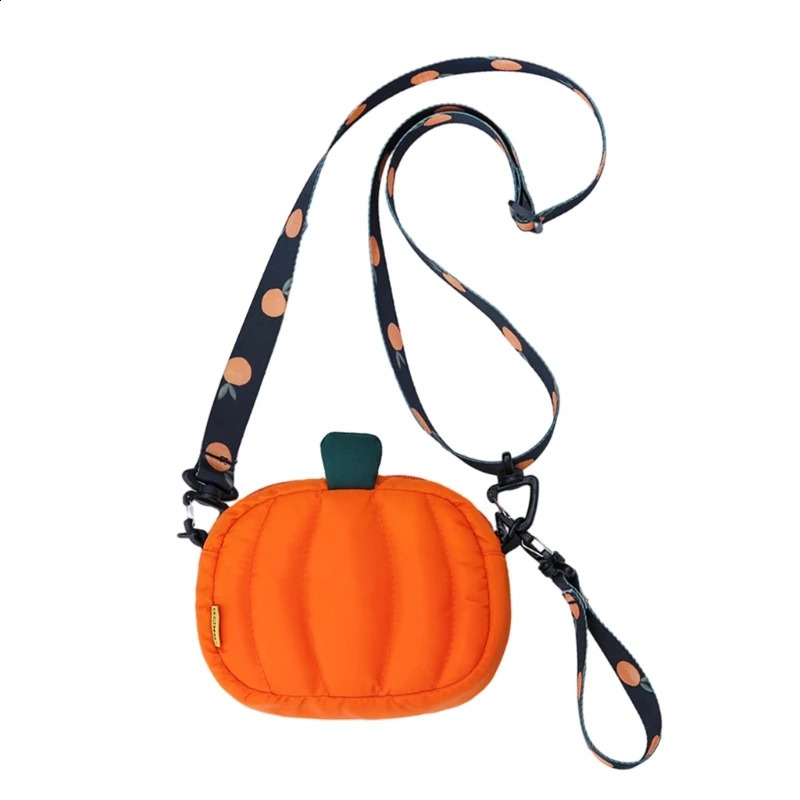 Fashionable Halloween Pumpkin Wallet Mini Fun Shoulder Bag 240827