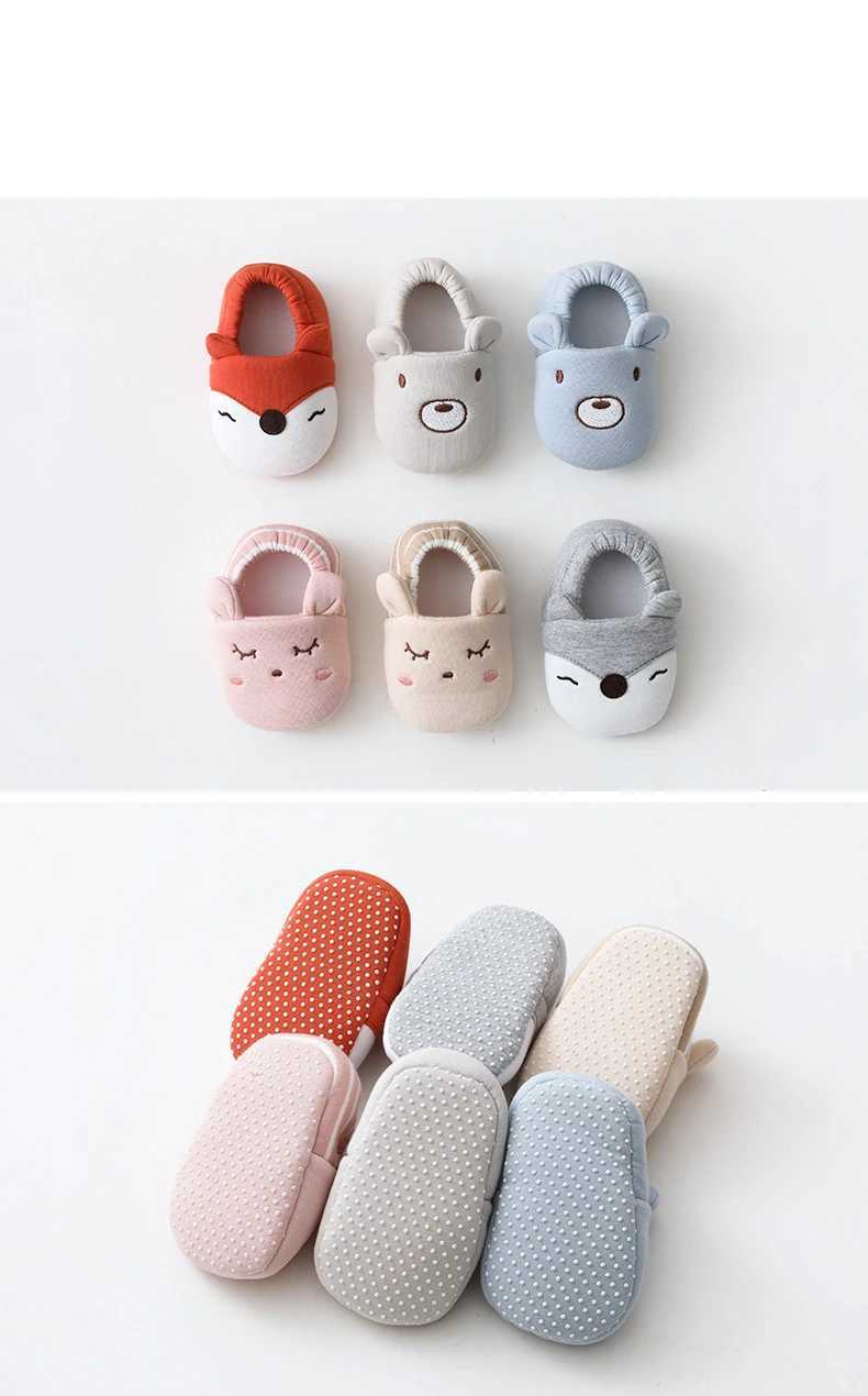 Newly born babies spring and autumn new shoes baby shoes toddler socks anti slip childrens floor socks baby girls and boys shoes M240827