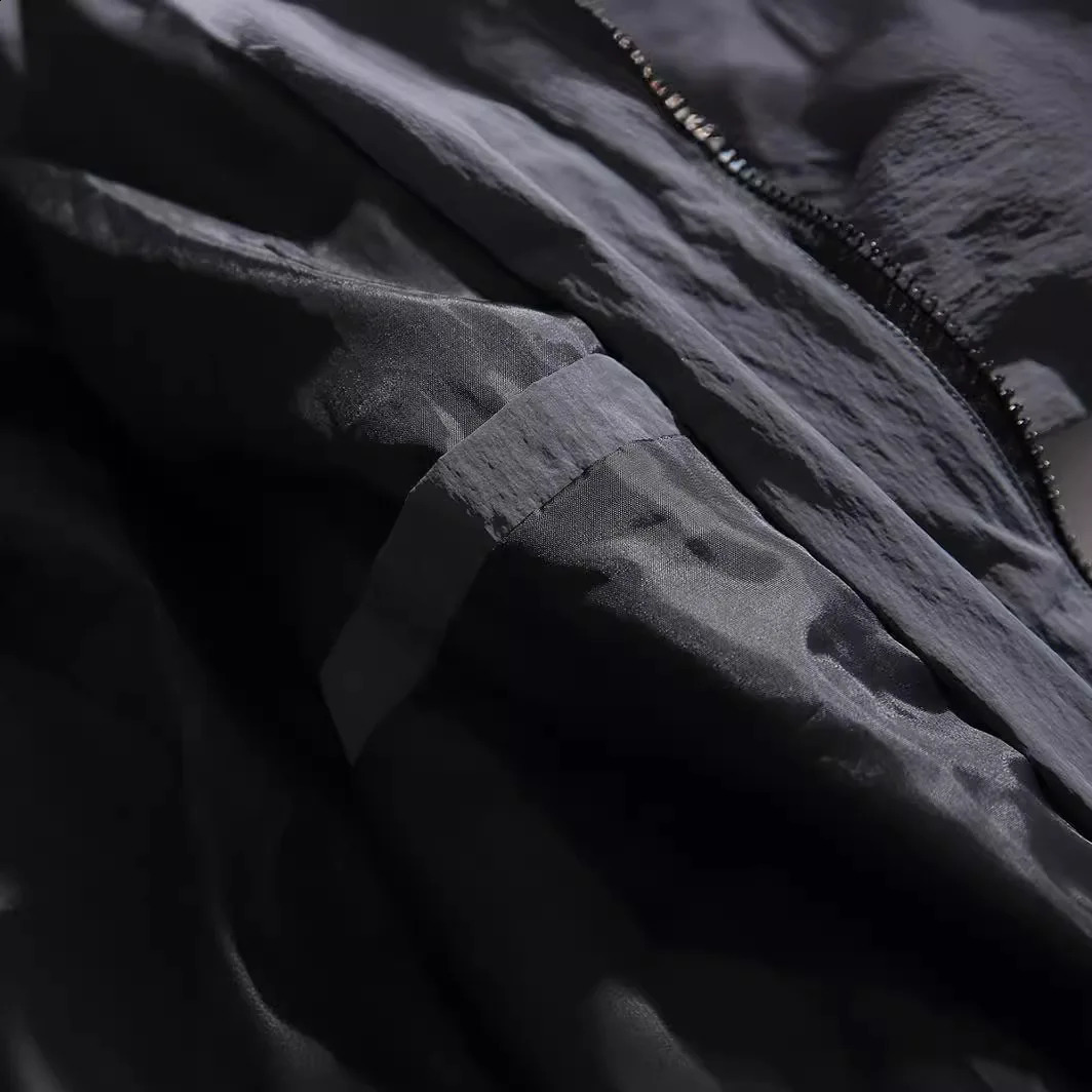 loose Korean zipper baseball windproof jacket long sleeved mens fashionable bomber 240826