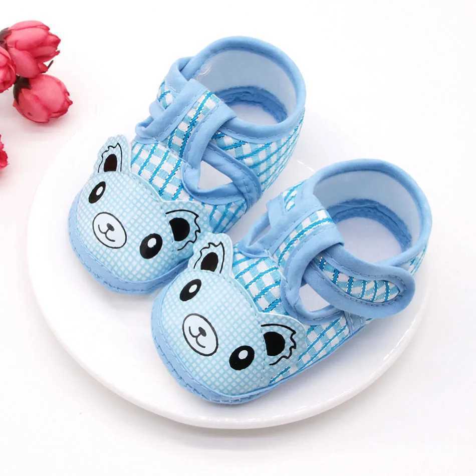Baby slide childrens soft bottom hook and loop baby shoes childrens spring and summer anti slip baby walkers aged 3-12 months M240827