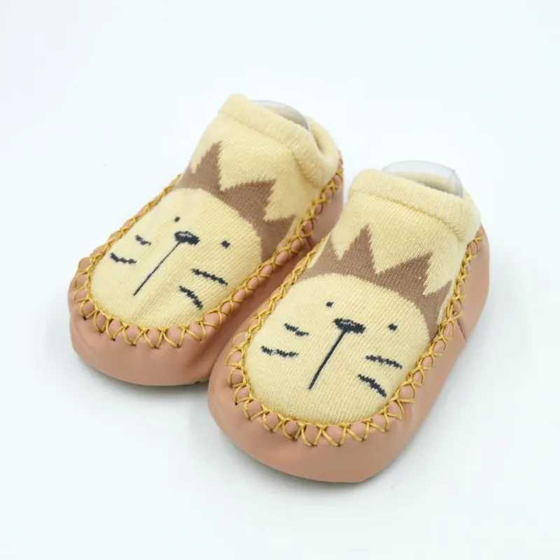 Baby and toddler shoes floor anti slip socks childrens girls and boys first step walking elastic knitted sports shoes (0-24 months) M240827