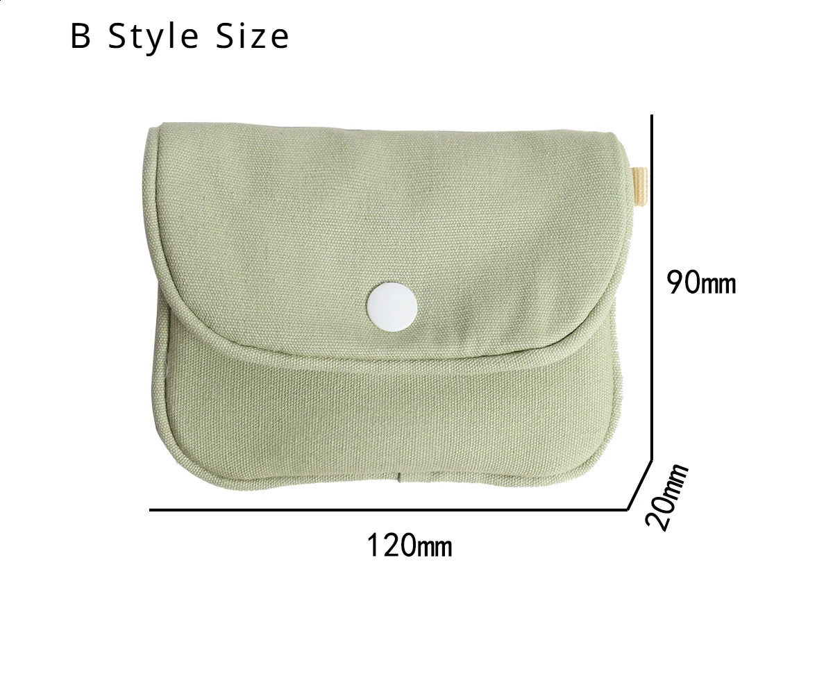 Portable coin wallet solid color mini cash lightweight cotton headphone bag womens key travel card holder 240827