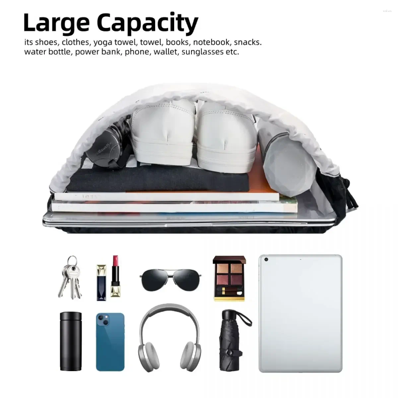 Shopping Bags Fashion Brand Call Of Cthulhu Funny Drawstring Backpack Women Men Gym Sport Sackpack Foldable Lovecraft Training Bag Sack