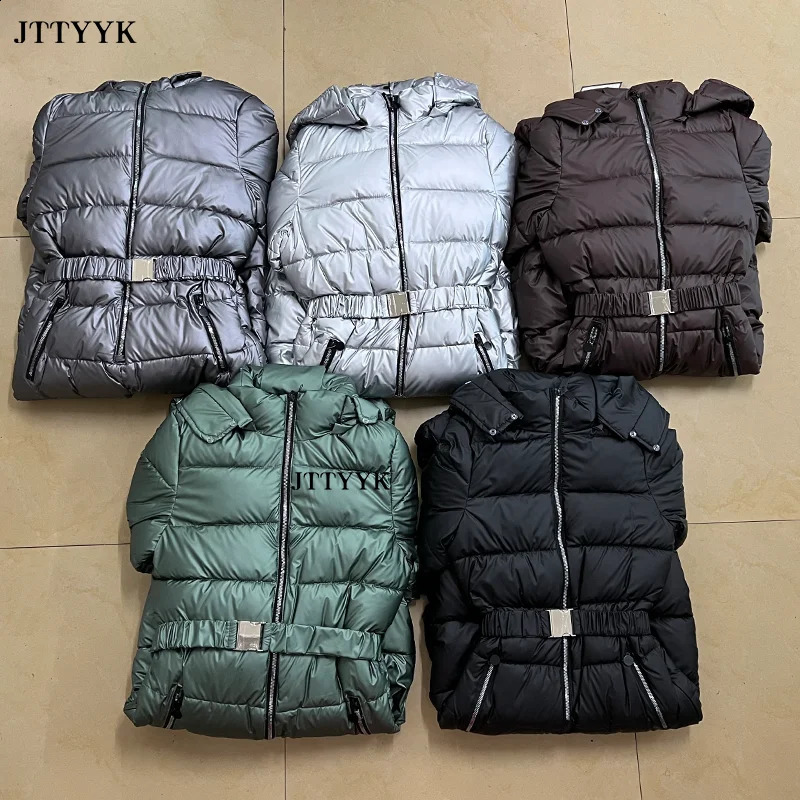 One piece ski suit womens jacket winter jumpsuit Parka hooded cotton bodysuit zipper 240826