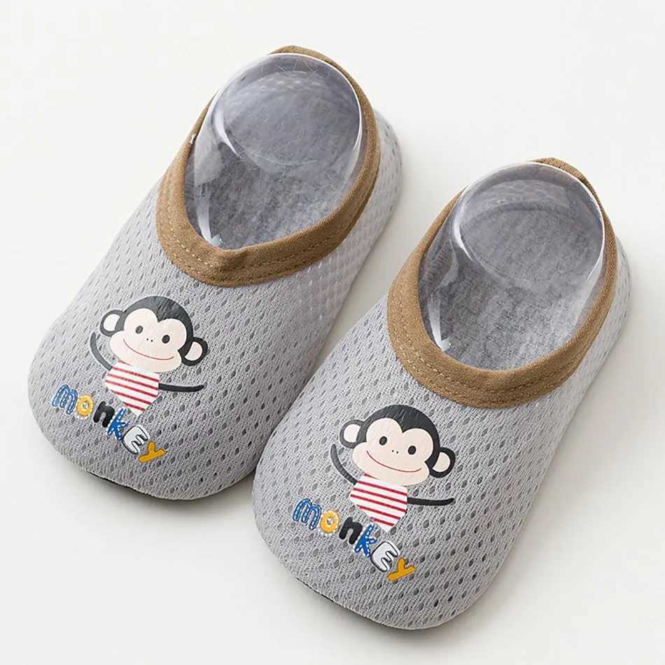 Baby and toddler shoes with anti slip soft sole first step for childrens spring and summer cartoon 6-month-4 year old childrens shoes M240827