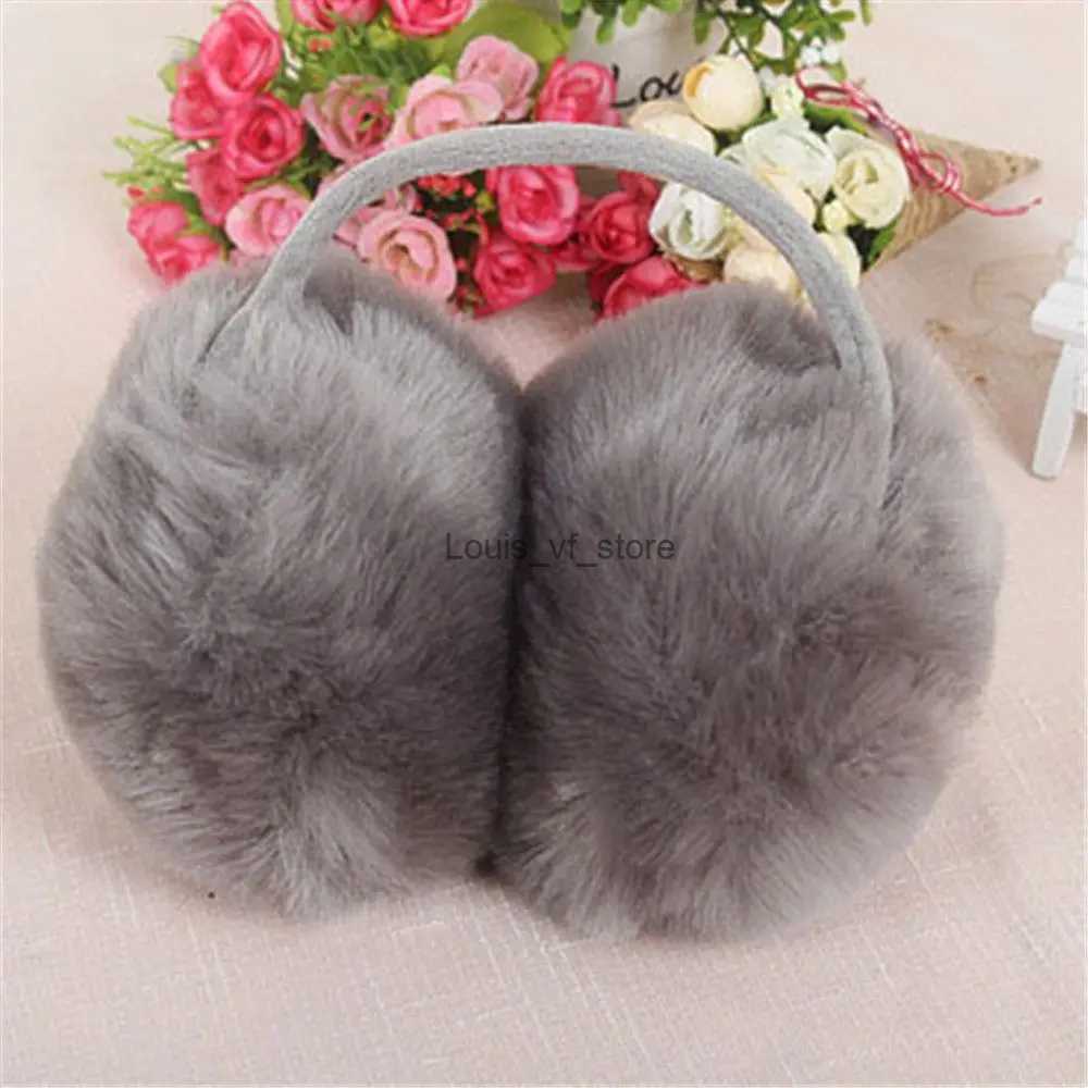 Ear Muffs Winter earmuffs warm womens fluffy and comfortable plush soft H240827 WZQZ