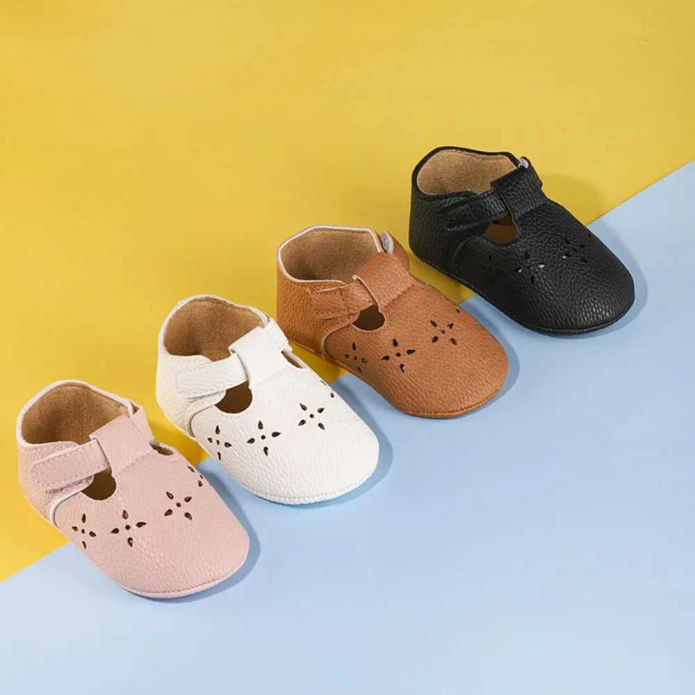 Baby Mary Jane Mockasys - Leather Soft soled Baby Shoes for Newborns Infants Toddlers and Toddlers M240827