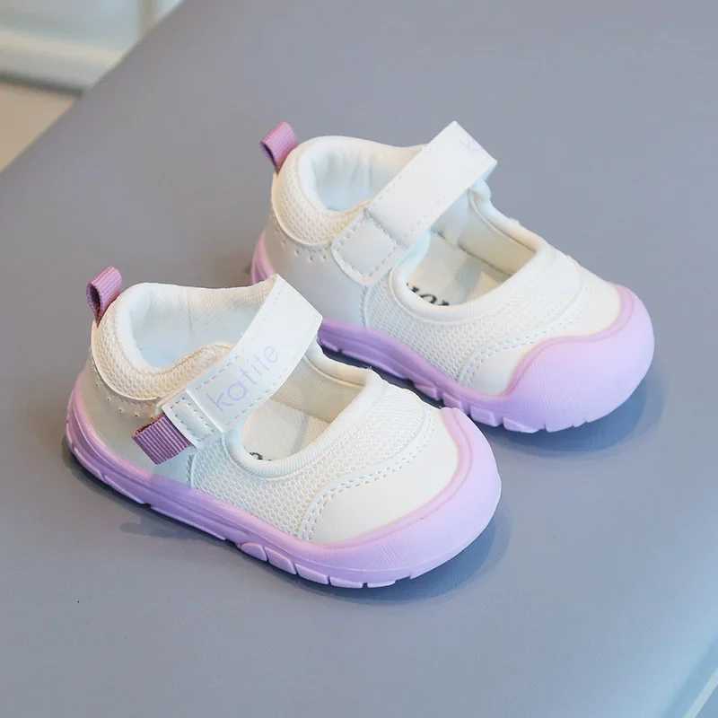 Skin friendly and comfortable baby mesh shoes breathable childrens shoes new soft soled casual shoes for girls M240827