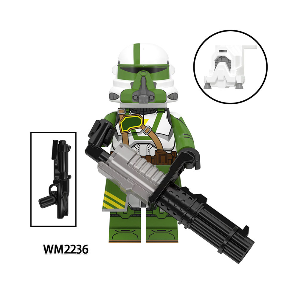 Foreign trade goods WM6125 TV movie series soldiers assembling human block toys in bags