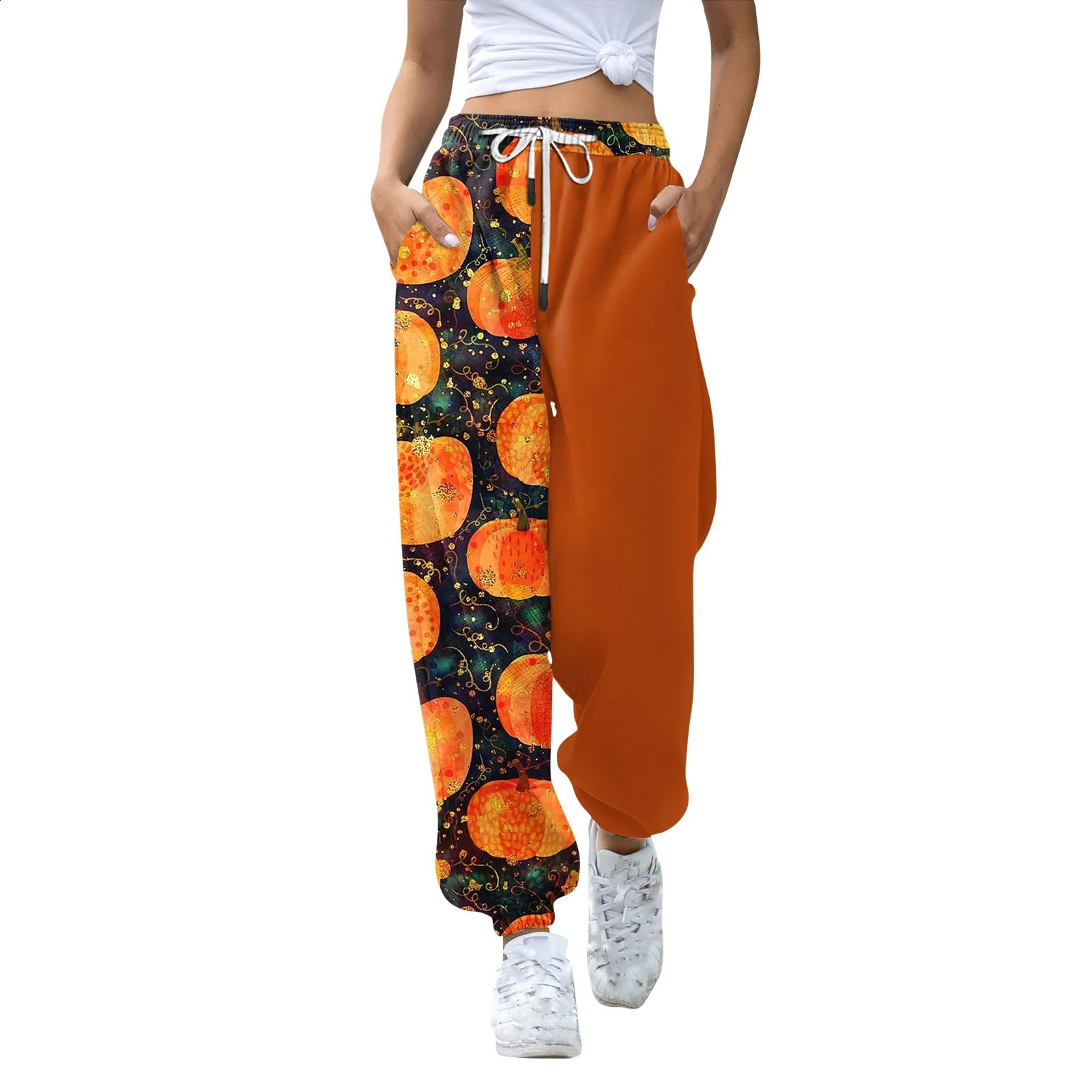 Womens sports pants Halloween printed casual pants womens pants high waisted womens clothing sales bag pants women 240827