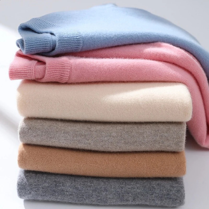 Cashmere Knitted Short sleeved Tshirt for Mens Summer Basic Oneck Fashion Color Top Loose Wool Sweater 240827