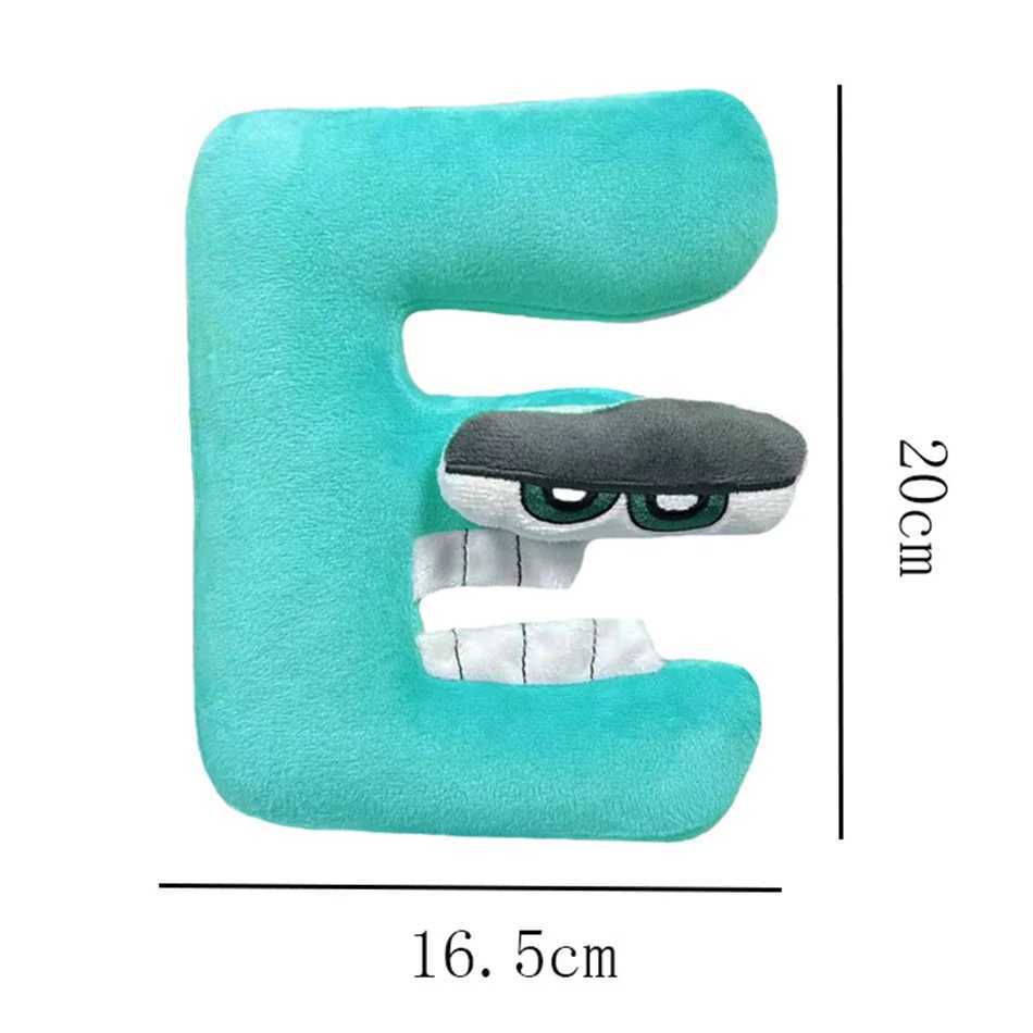 Alphabet Lore plush toys A-Z English letter stuffed animals plush toys childrens education Christmas gifts W240827