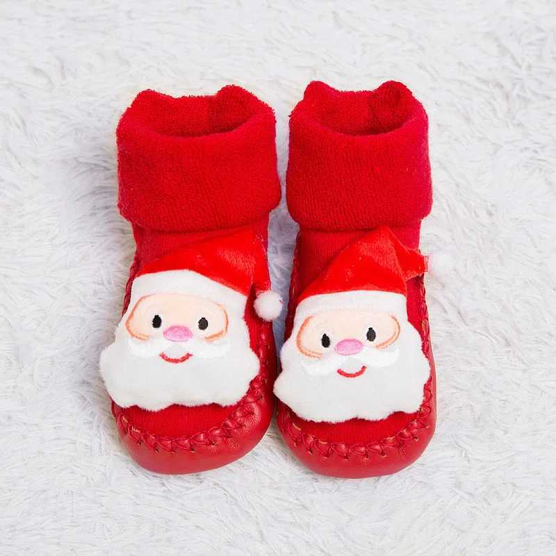 Lawadka Winter Newborn Baby Boys and Girls Shoes Fashion Cartoon Baby Anti slip First Pedestrian Thick Warm Preschool Shoes M240827