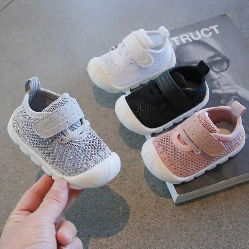 Summer baby shoes for boys and girls first step walker mesh shoes breathable non slip soft sole baby shoes for boys and girls childrens shoes M240827