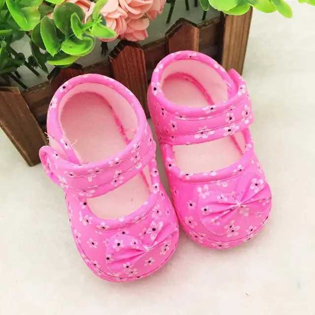 Childrens brand new baby baby girl summer childrens shoes soft soled baby stroller childrens anti slip solid wrinkles first step M240827