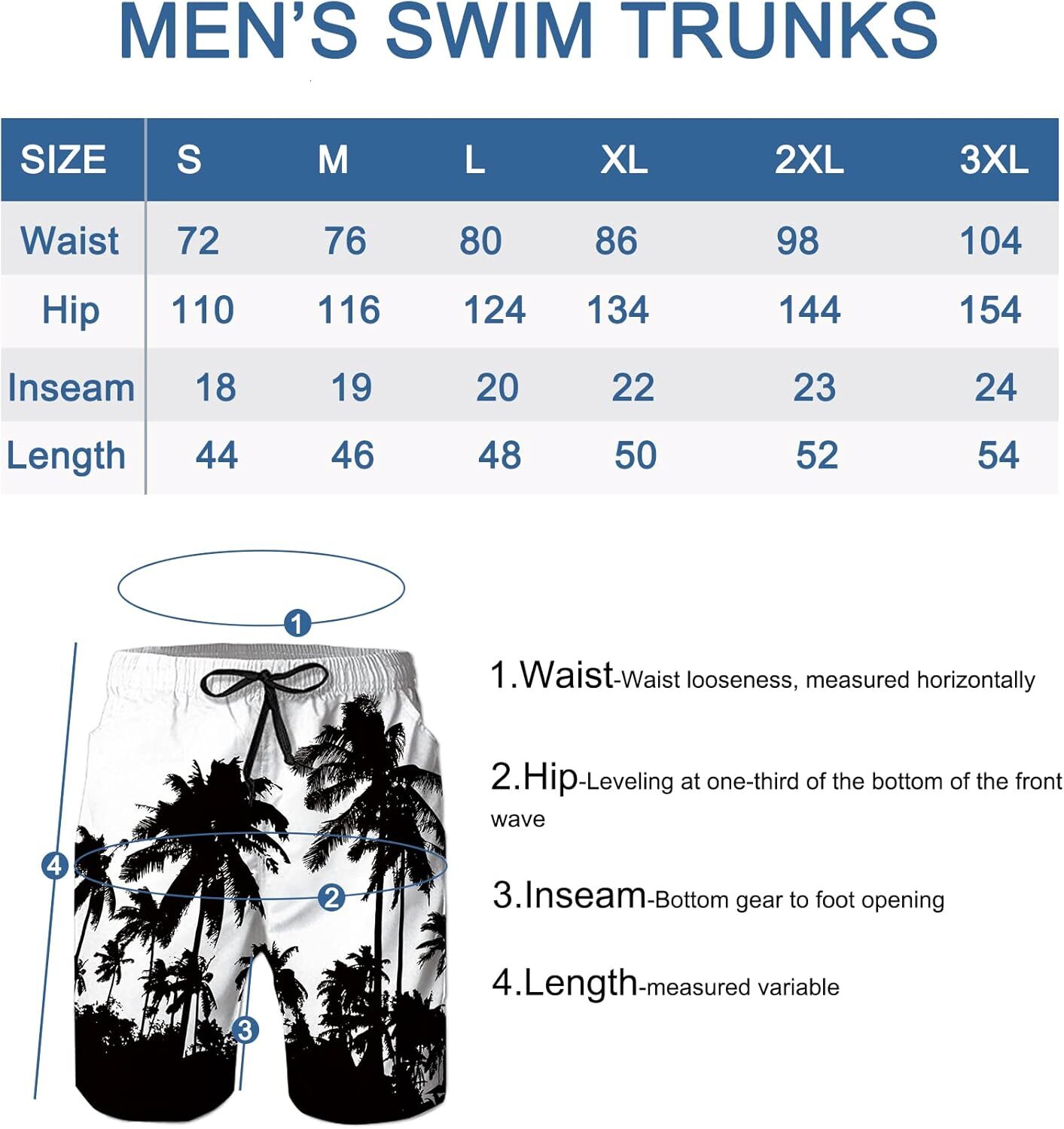 Mens Swim Trunks Summer 3D Printed Shorts Beach Pants Cool Quick Dry Board Bathing Suit With Side Pockets Mesh Lining XS-6XL