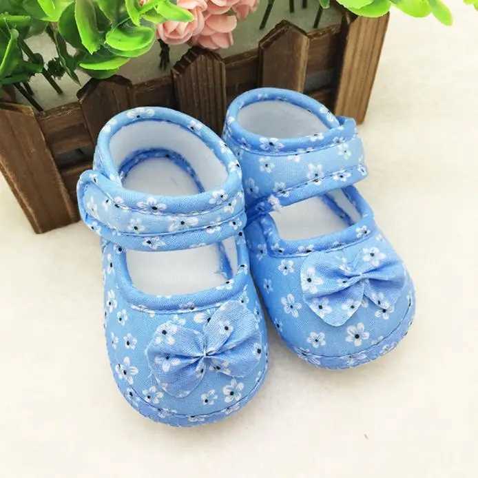 Childrens brand new baby baby girl summer childrens shoes soft soled baby stroller childrens anti slip solid wrinkles first step M240827