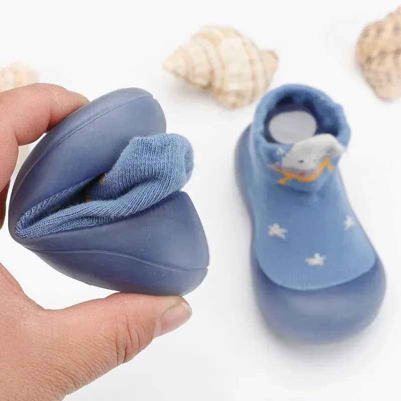 Baby boy girl first walker childrens socks shoes anti slip floor socks childrens soft rubber sole childrens socks baby boots M240827