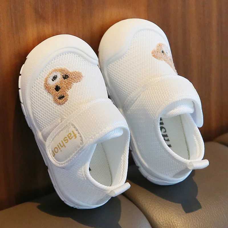 Preschool Net Casual Shoes Baby Shoes Anti slip Soft soled Tinian Shoes Mesh Breathable First Step Walker Baby Shoes Sports Shoes Baby Shoes M240827