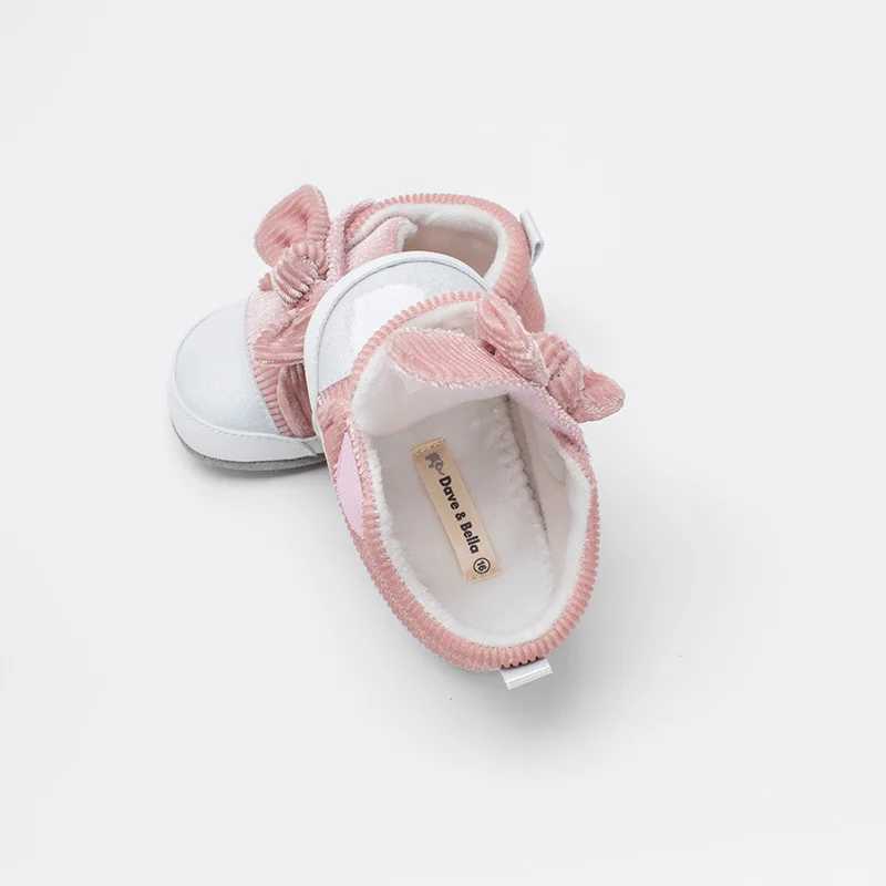 Autumn Baby Girl Fashion Bow Patch First Step Walker Newborn Shoes M240827