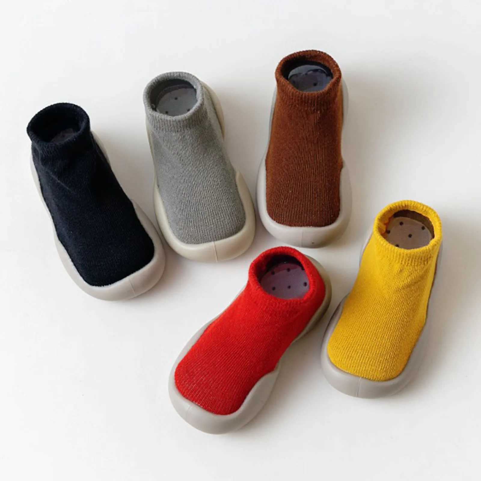 12-18 months old baby socks and shoes childrens floor socks spring baby home floor socks soft rubber soles baby shoes M240827