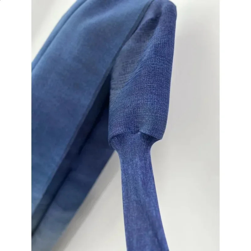 Miyake Pleated Spring Womens Robe Coat Fashion Graduate Starry Sky Printed Long Sleeve Windproof Slotted 240826